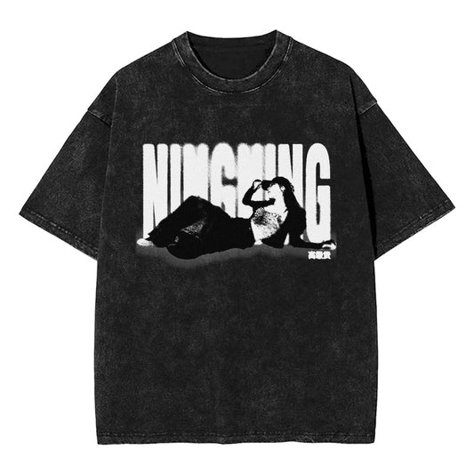 Ningning Custom Retro Bold Graphic T-Shirt [10938]