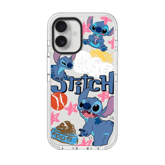 Custom Stitch Cartoon Phone Case – Cute Blue Alien Design for iPhone 11 - 17, iPhone 17 Air Series