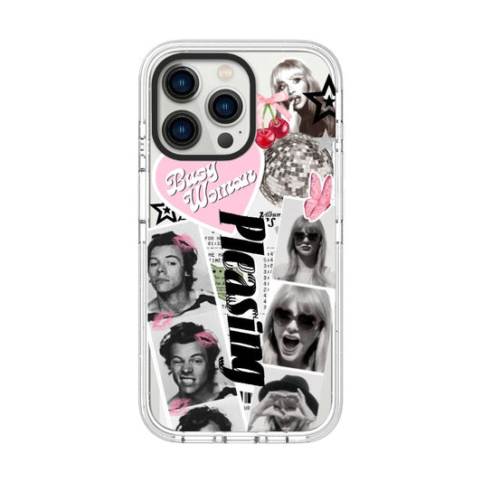 Customizable Harry & Taylor iPhone Case – Aesthetic Pop Collage Cover Phone Case [9005]