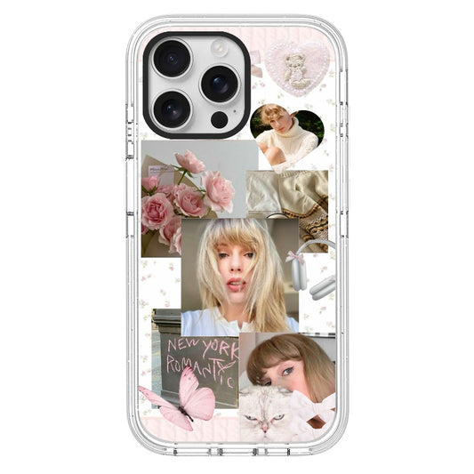 Custom Romantic New York Aesthetic Phone Case – Taylor-Inspired Soft Pink Design Phone Case  for iPhone 11 - 17, iPhone 17 Air Series [2810]
