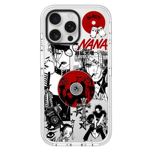 Custom NANA Punk CD iPhone Case – Rock Zine Style Collage Cover Phone Case  for iPhone 11 - 17, iPhone 17 Air Series [3189]
