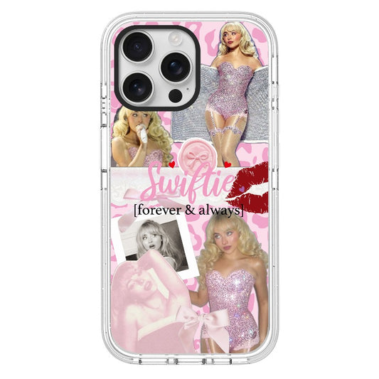 Custom Pink Glitter Swiftie Phone Case – Forever & Always Fan Tribute Phone Case  for iPhone 11 - 17, iPhone 17 Air Series [2685]