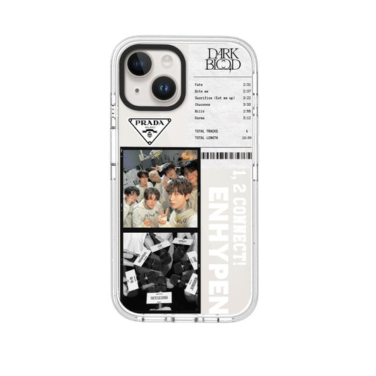 Custom ENHYPEN Dark Blood Phone Case – K-Pop Album Collage Design  for iPhone 11 - 17, iPhone 17 Air Series [13505]