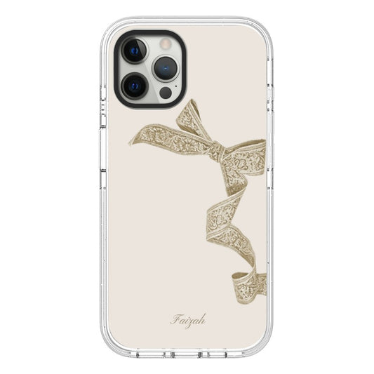 Vintage Ribbon Beige Phone Case [11287]