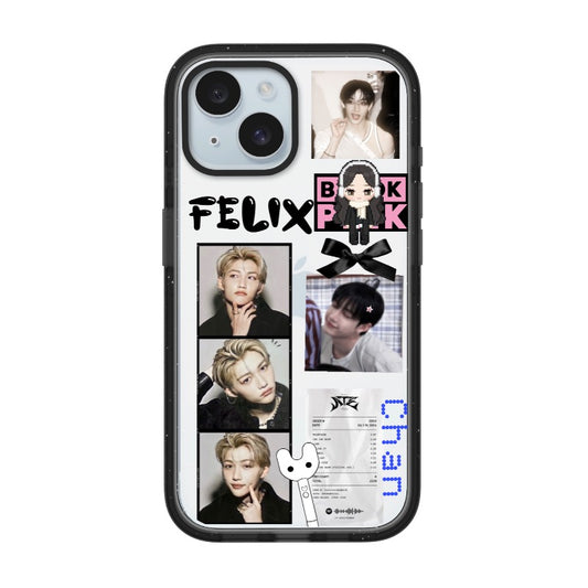 Custom Felix Phone Case – K-pop Inspired Stray Kids Design  for iPhone 11 - 17, iPhone 17 Air Series [13822]